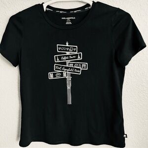 Karl Lagerfeld Short Sleeve Graphic Tee